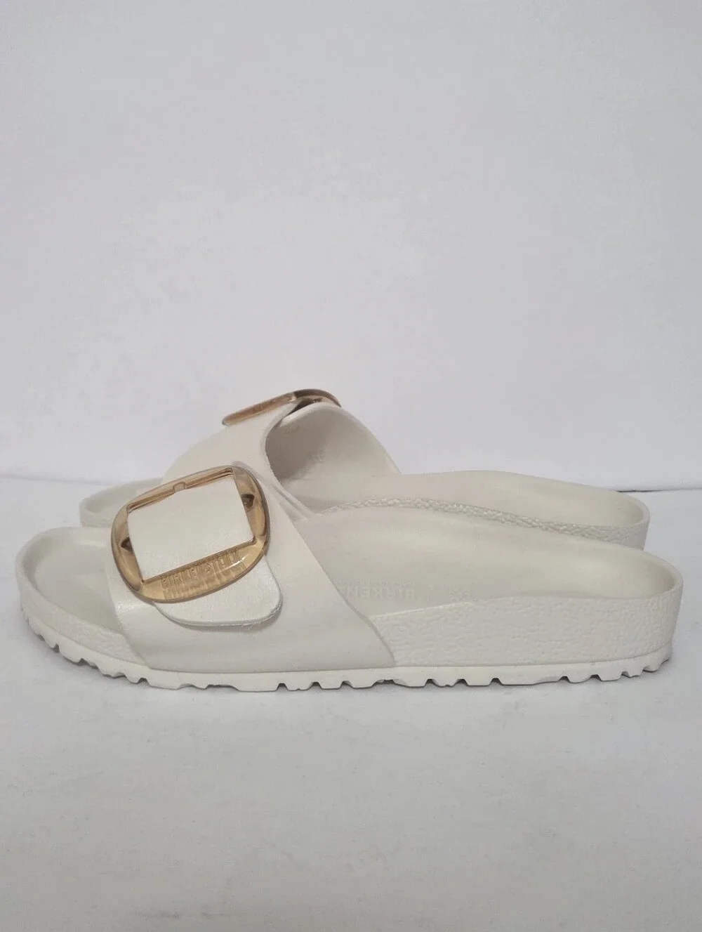 Birkenstock Madrid EVA Big Buckle Eggshell Sandals Size 40 | 9-9.5